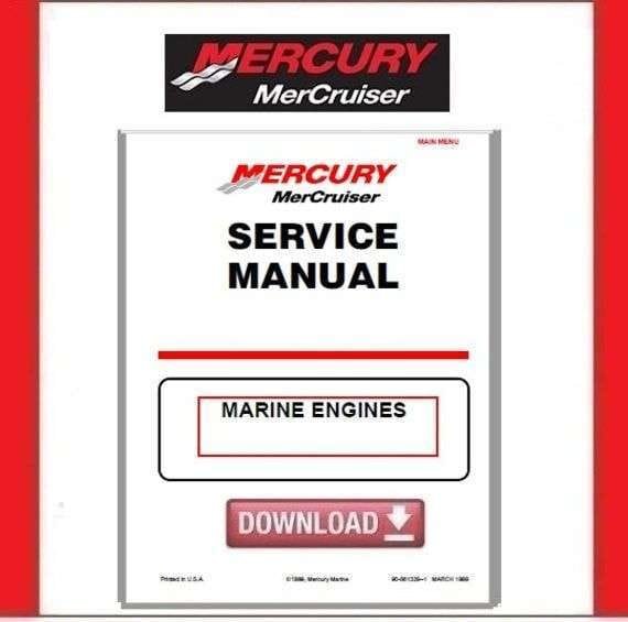 Cummins MerCruiser QSD 4.2 Inboard 320 HP Diesel Engine Service Manual ...